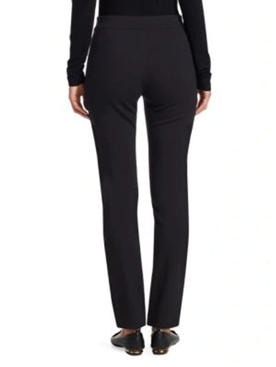 Shop Akris Punto Mara Velvet Pants In Black