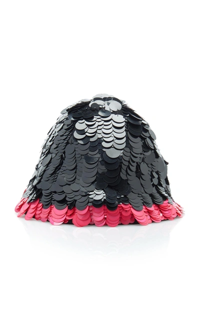 Shop Marni Paillette Bucket Hat In Black