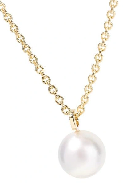 Shop Sophie Bille Brahe Palme De Perle 14-karat Gold Pearl Bracelet