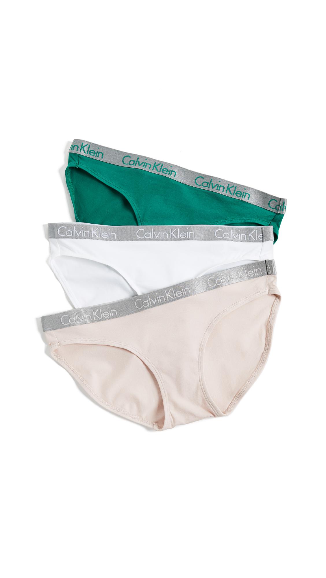 calvin klein radiant cotton bikini 3 pack