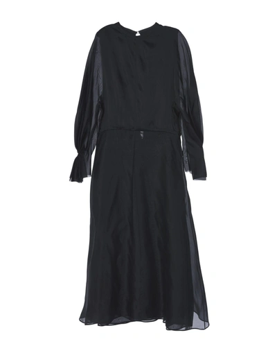 Shop Emilia Wickstead Long Dress In Black