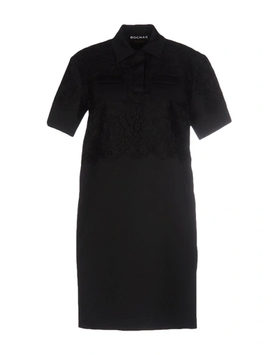 Shop Rochas Shirt Dress In Black