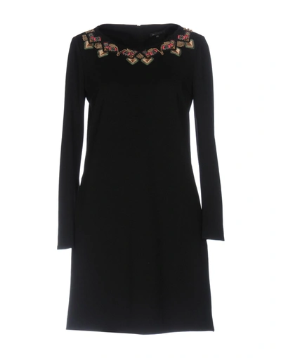 Shop Etro Short Dresses In Black