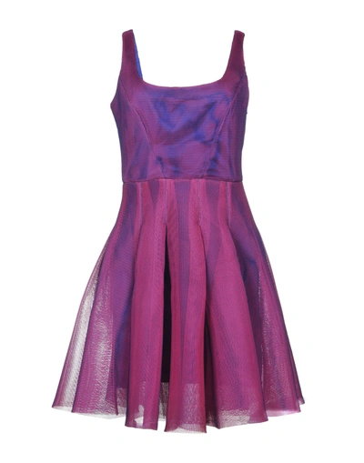 Shop Milly Short Dress In Purple
