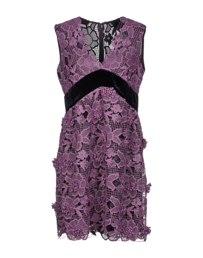 Shop Anna Sui Short Dress In Pink