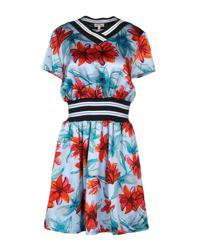 Shop Suno Short Dress In Sky Blue