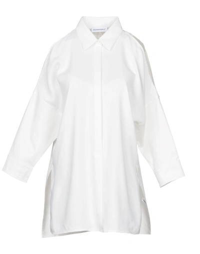 Shop Kaufmanfranco Solid Color Shirts & Blouses In White