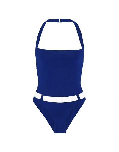 Shop Orlebar Brown One-piece Swimsuits In Blue