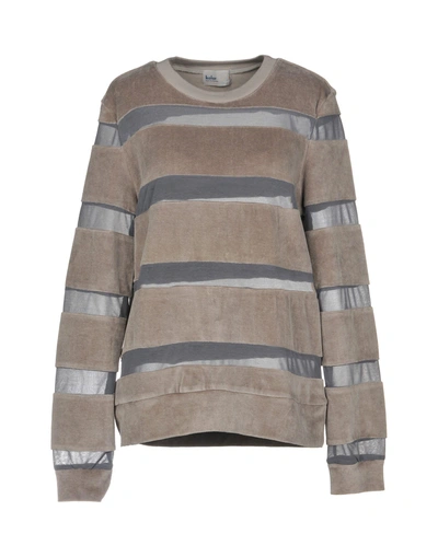 Shop Kolor Sweatshirt In Dove Grey