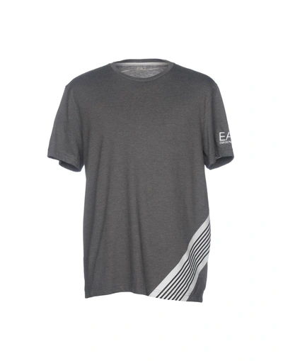 Shop Ea7 T-shirt In Grey