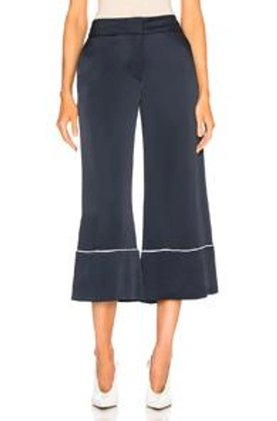 Shop Monse Wide Leg Pajama Pant In Blue