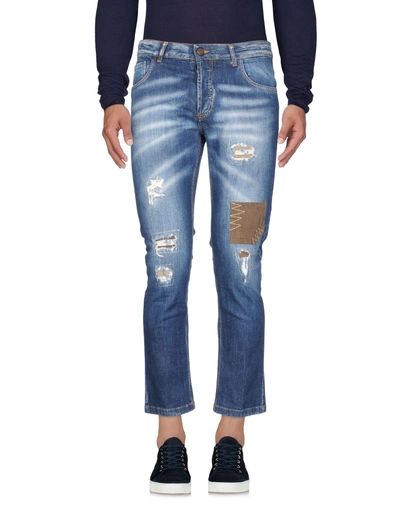 Shop Entre Amis Man Jeans Blue Size 29 Cotton, Elastane