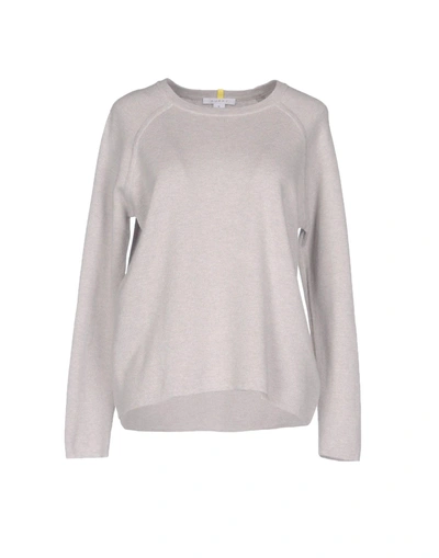 Shop Duffy Sweaters In Light Grey