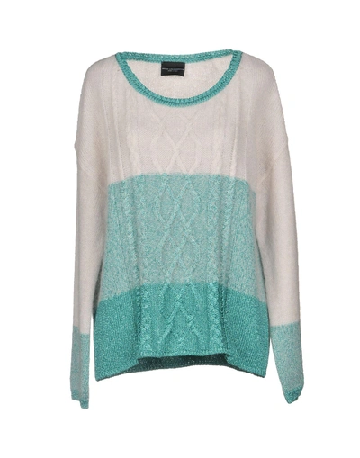 Shop Atos Lombardini Sweater In Light Grey