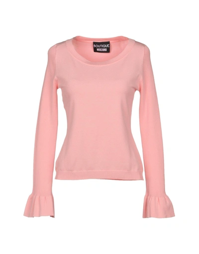Shop Boutique Moschino Sweaters In Pink