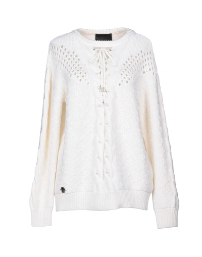Shop Philipp Plein Sweater In White