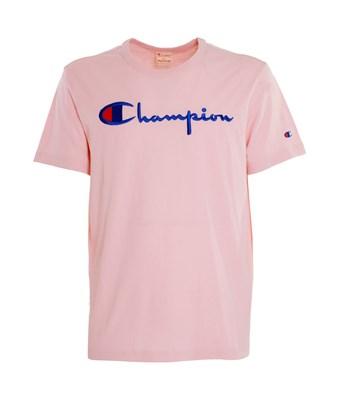 Champion Men's Pink Cotton T-shirt 