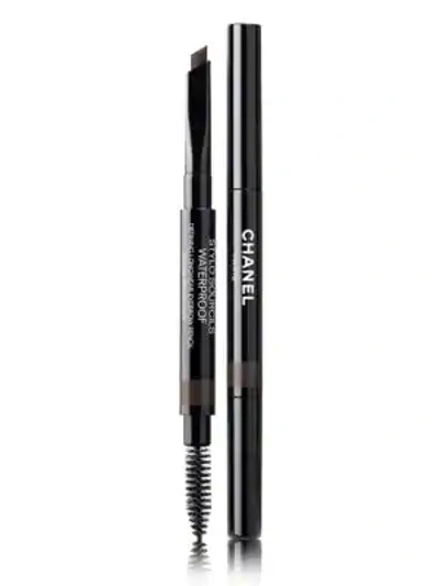 Shop Chanel Defining Longwear Eyebrow Pencil In Brun Profond