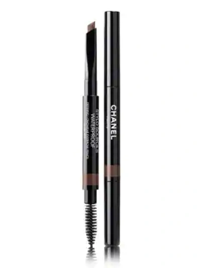 Shop Chanel Defining Longwear Eyebrow Pencil In Brun Profond