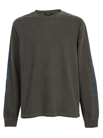 Shop Yeezy Sweatshirt In Core-indigo