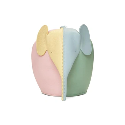 Shop Loewe Multicolor Mini Elephant Bag In 9990 Multic