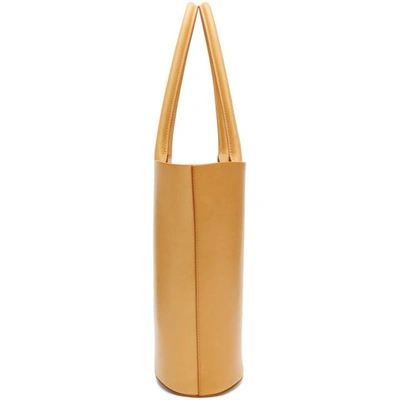 Shop Mansur Gavriel Tan Leather Tote