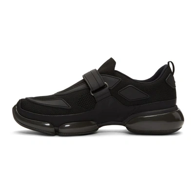 Shop Prada Black Cloudbust Sneakers