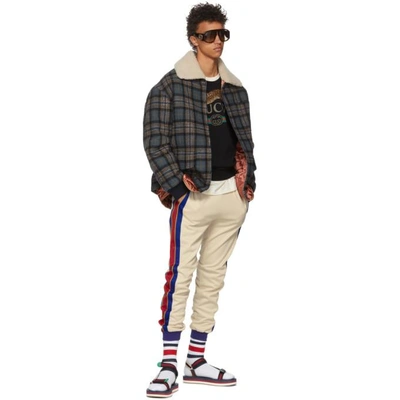 Gucci Off-white Elton John Crocodile Rock T-shirt In 7550 Offwhi