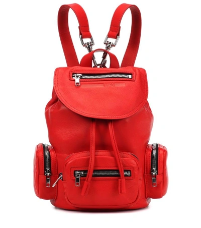 Shop Mcq By Alexander Mcqueen Leather Backpack In Red