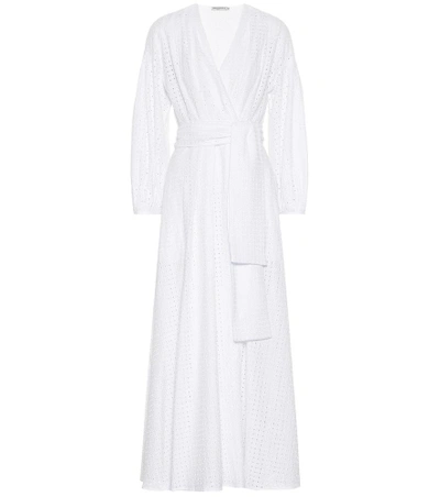Shop Three Graces London Roksana Cotton Dress In White