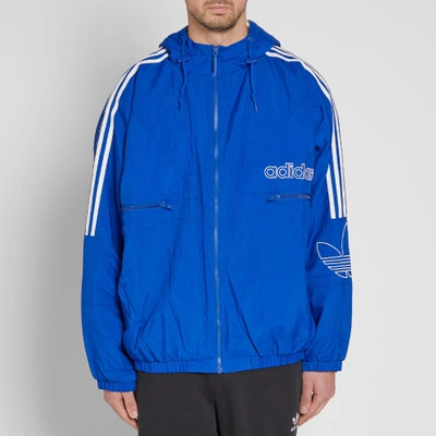 Adidas Originals Adidas Trefoil Outline Jacket In Blue | ModeSens