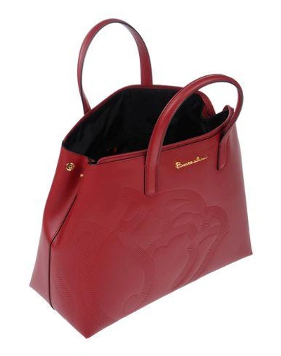 Shop Braccialini Handbag In Maroon