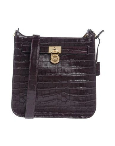 Shop Michael Michael Kors Handbag In Maroon