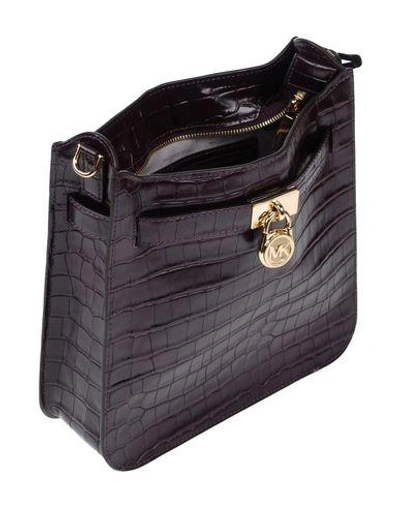 Shop Michael Michael Kors Handbag In Maroon