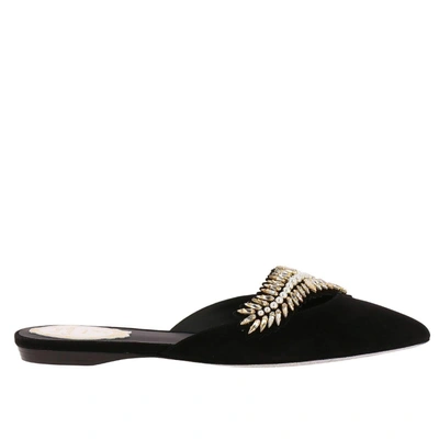 Shop René Caovilla Ballet Flats Shoes Women Rene Caovilla In Black