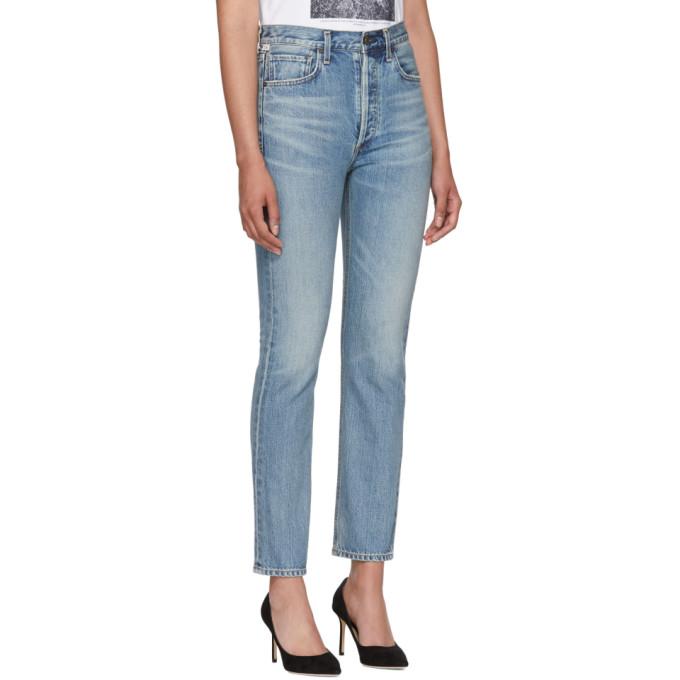citizen of humanity charlotte high rise straight jeans