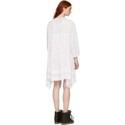 Shop Isabel Marant Étoile Isabel Marant Etoile White Rita Dress In 20wh White