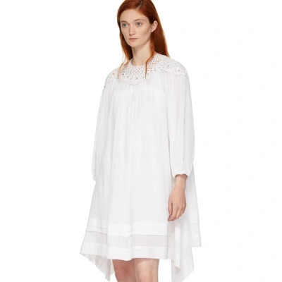Shop Isabel Marant Étoile Isabel Marant Etoile White Rita Dress In 20wh White