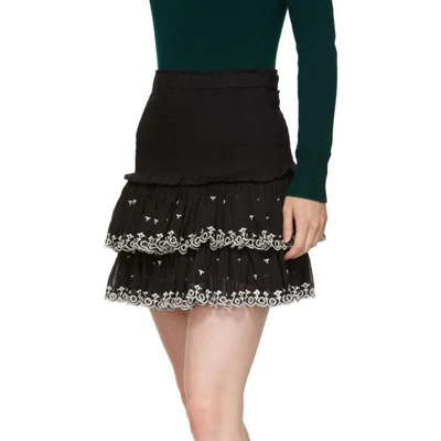 Shop Isabel Marant Étoile Black Naomi Skirt