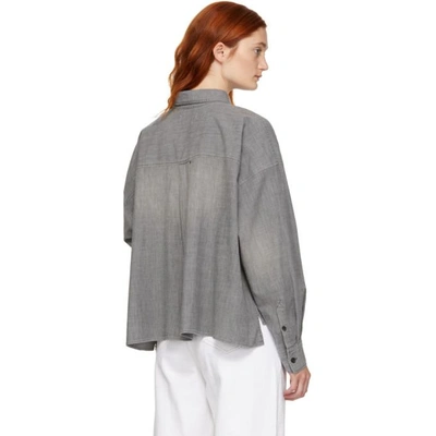 Shop Isabel Marant Étoile Isabel Marant Etoile Grey Lelora Shirt In 02gy Grey