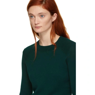 Shop Isabel Marant Étoile Isabel Marant Etoile Green Kleeza Knit Sweater In 67dg Dk Gre