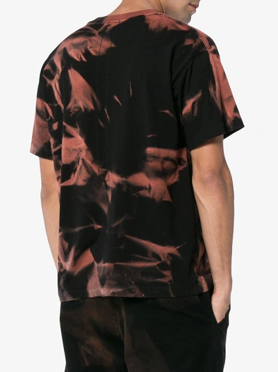 Shop 424 X Armes Bleach Treated T-shirt In Black