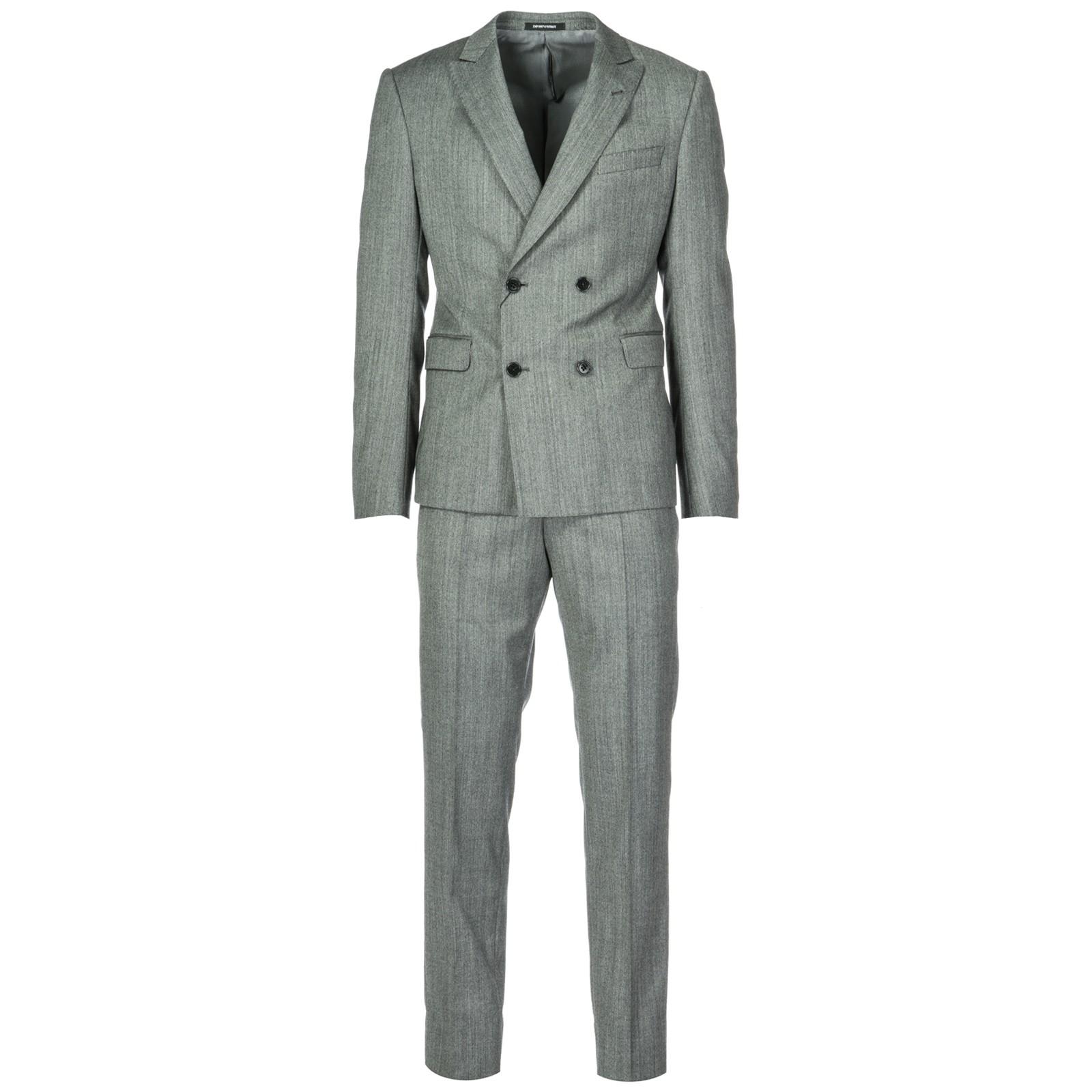 Emporio Armani Men's Suit In Grey 