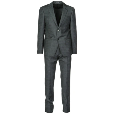 Shop Emporio Armani Men's Suit In Grey