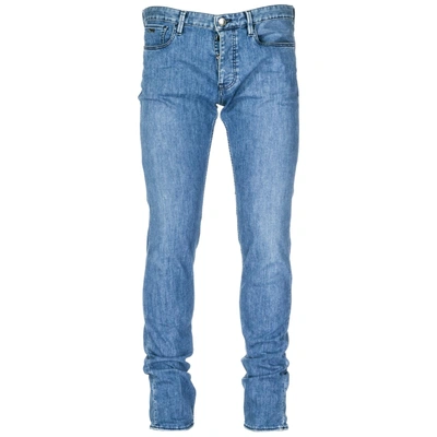 Shop Emporio Armani Men's Jeans Denim In Blue