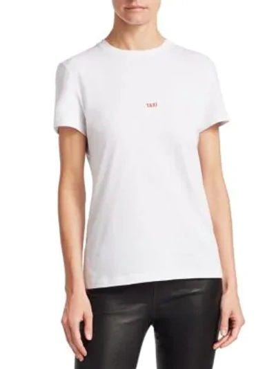 Shop Helmut Lang Paris Taxi Tee In Yellow