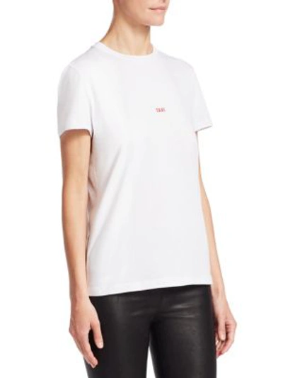 Shop Helmut Lang Paris Taxi Tee In Yellow