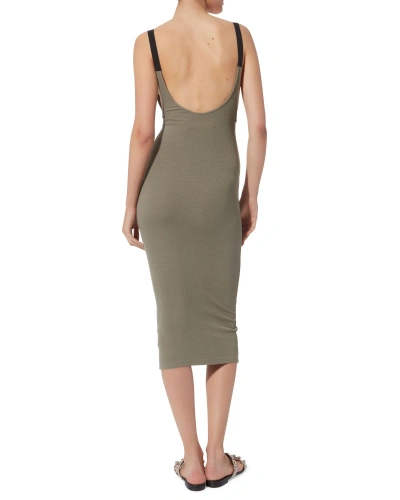 Shop Enza Costa Gia Military Ribbed Dress