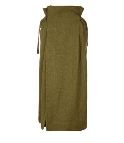 Shop Vivienne Westwood Wrap Skirt Khaki