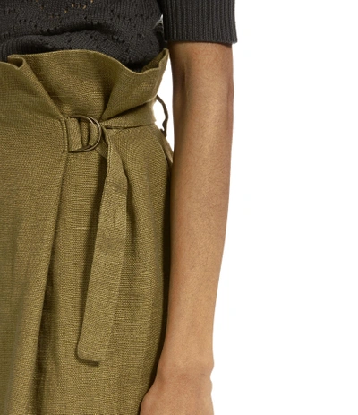 Shop Vivienne Westwood Wrap Skirt Khaki